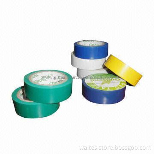 2" Wide PVC Tape, White and Black Colors